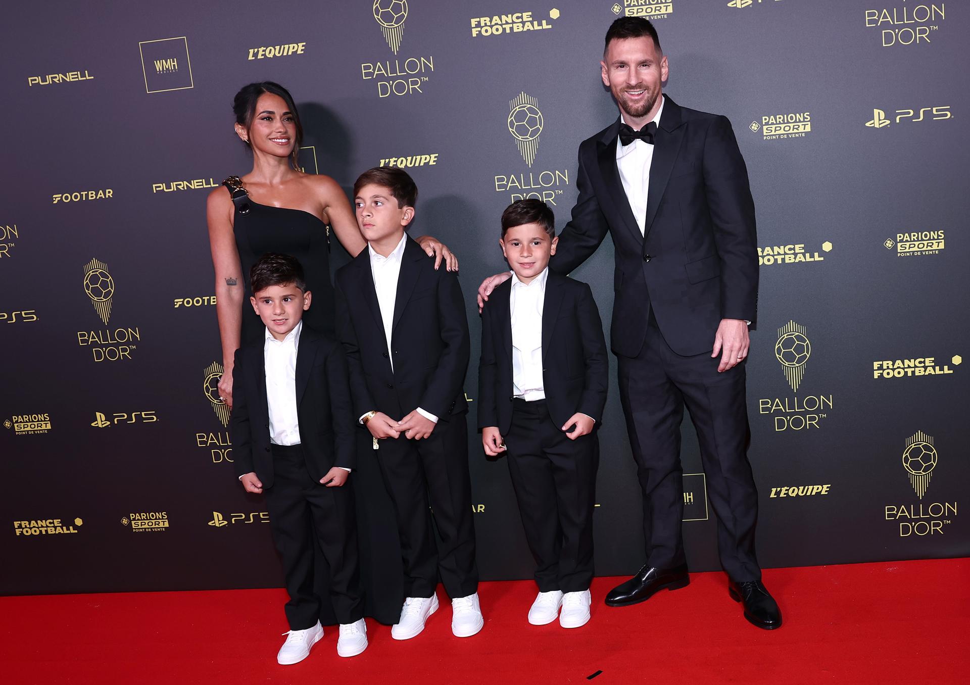 El millonario vestuario que lució Antonela Roccuzzo en la gala del Balón de Oro