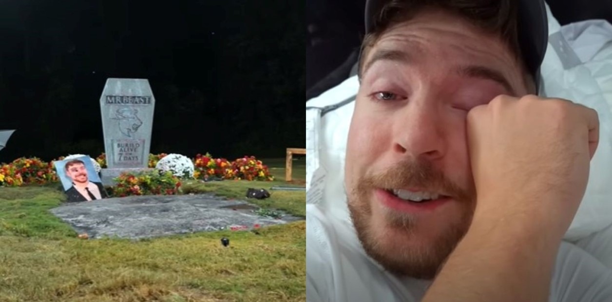 MrBeast pasó siete días enterrado en un ataúd y lo grabó todo: estas fueron sus mayores amenazas (VIDEO)