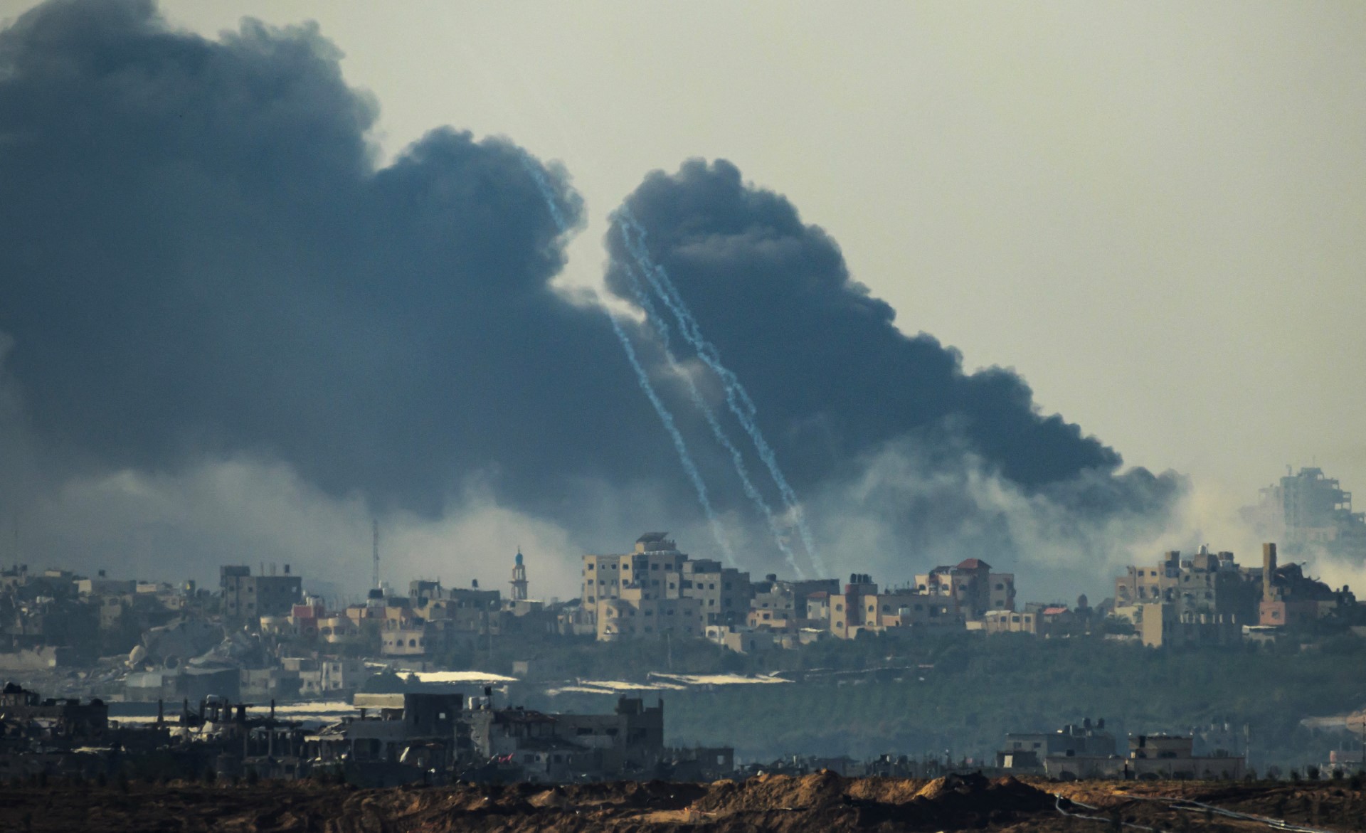 Israel destruyó 500 pozos de acceso a la red de túneles de Hamás desde que ingresó a Gaza