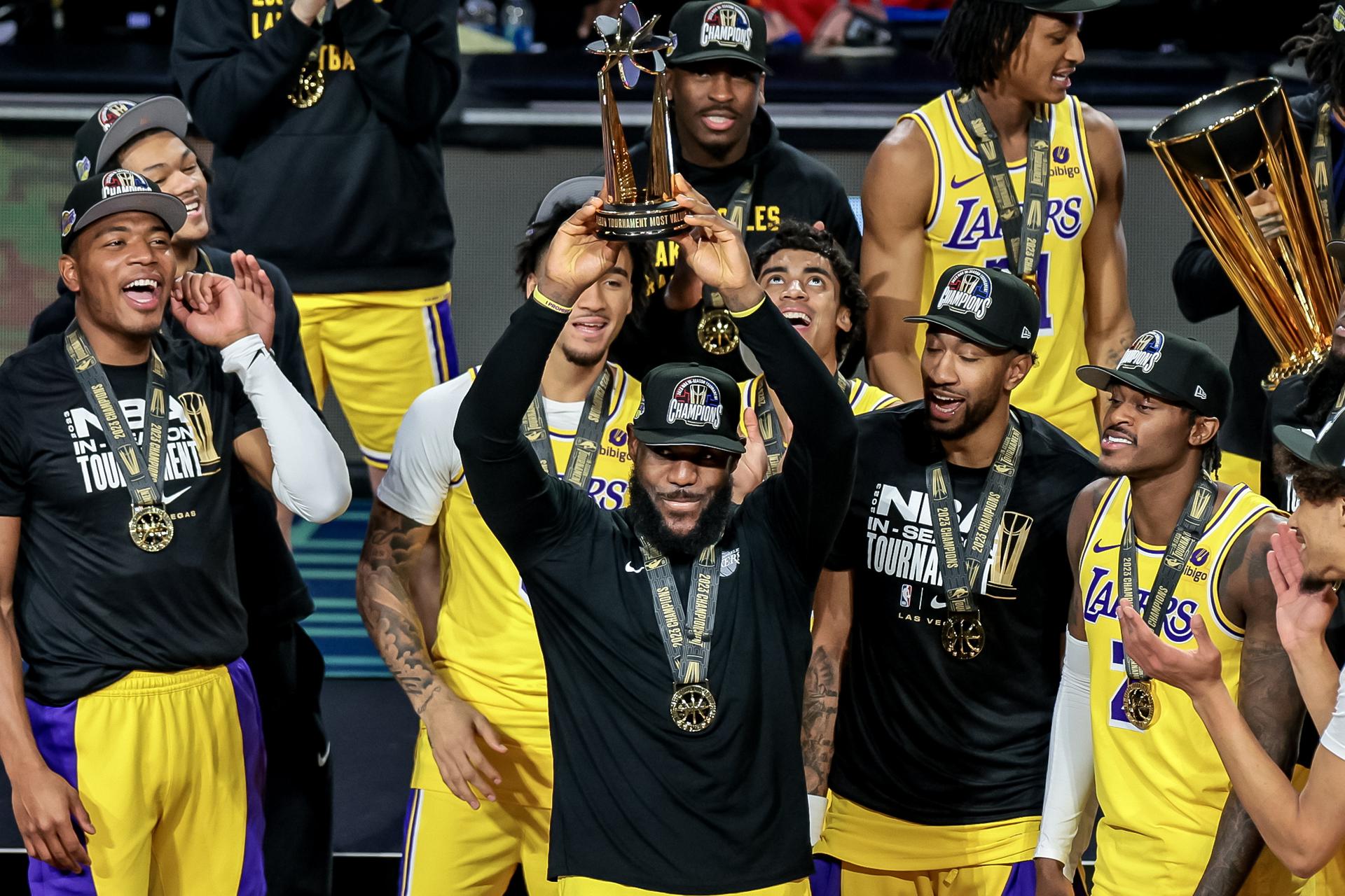 Lakers conquistan su primera NBA In-Season Tournament con LeBron y Davis imparables