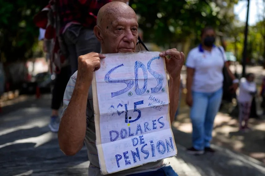 Pensionados y jubilados venezolanos muestran su drama en un museo virtual