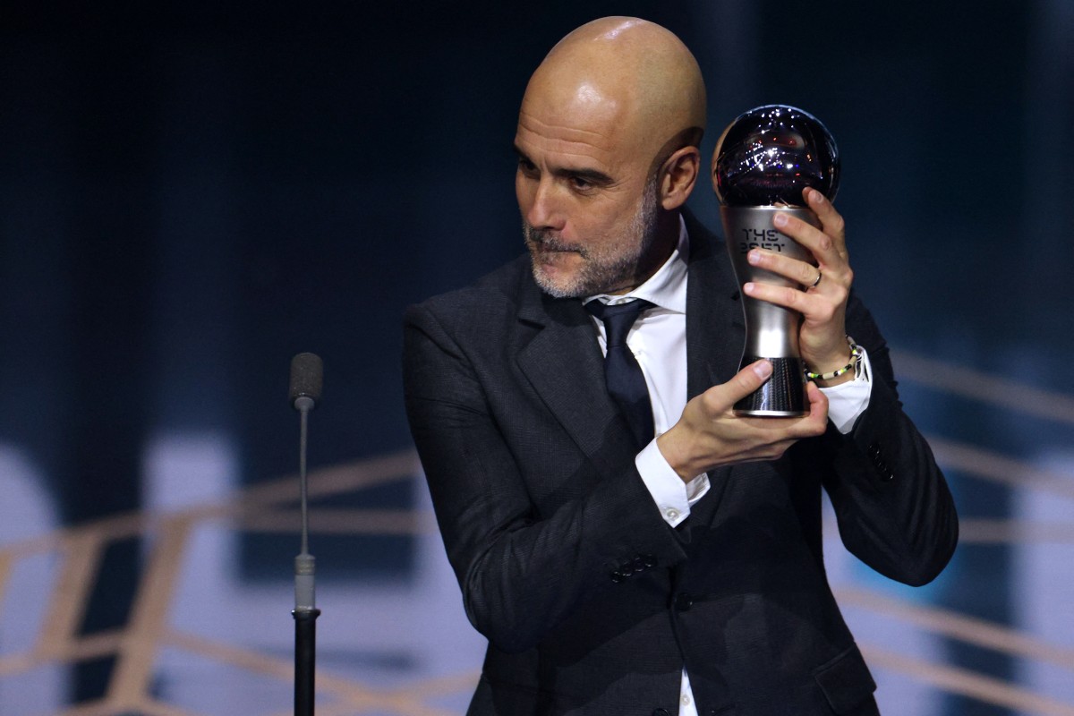 Pep Guardiola ganó premio The Best a mejor entrenador