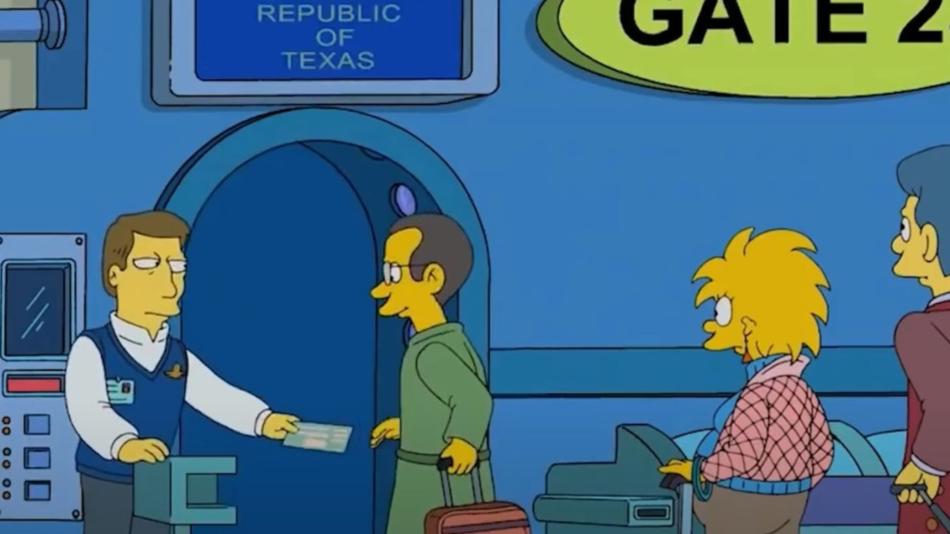 Los Simpson y la escena en la que “predijeron” la situación fronteriza de Texas (VIDEO)