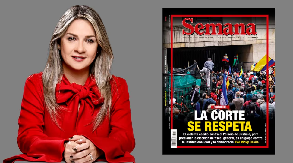 Vicky Dávila: Petro se equivocó y el ataque contra el Palacio de Justicia es un golpe a la democracia