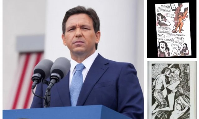 DeSantis expuso en VIDEO escandalosos libros con pornografía explícita usados en escuelas de Florida