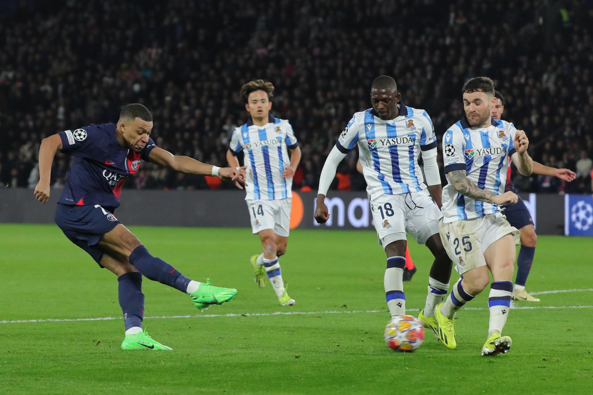 Mbappé noqueó a una Real Sociedad sin pólvora en el Parque de los Príncipes