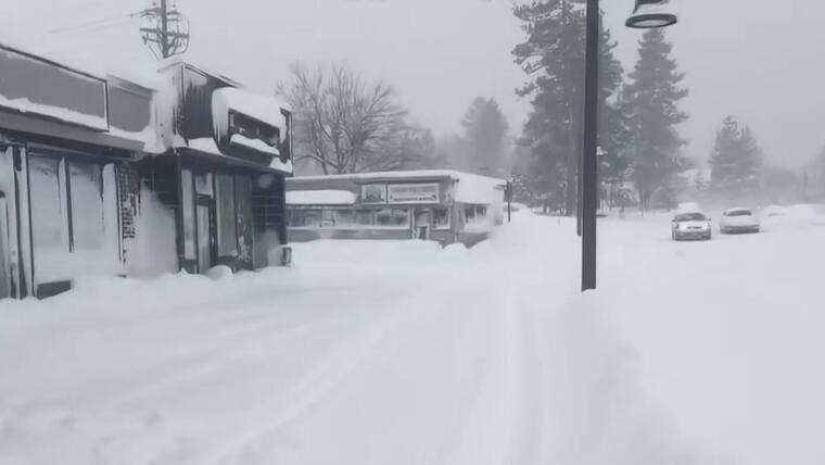 Más de 6,5 millones de personas en alerta en California por una inusual tormenta de nieve