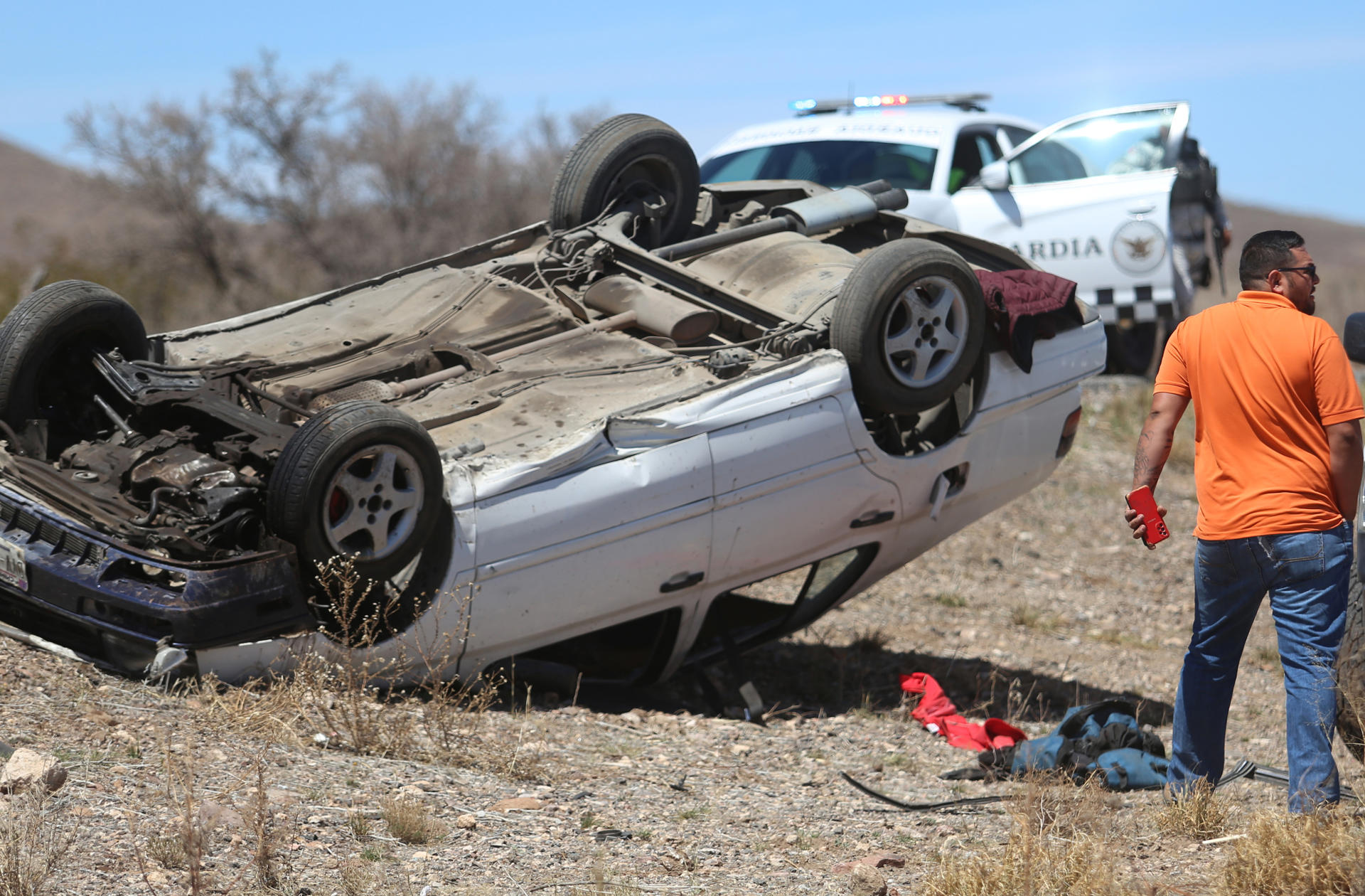 Un migrante venezolano muerto y varios heridos deja accidente de carro en frontera de México