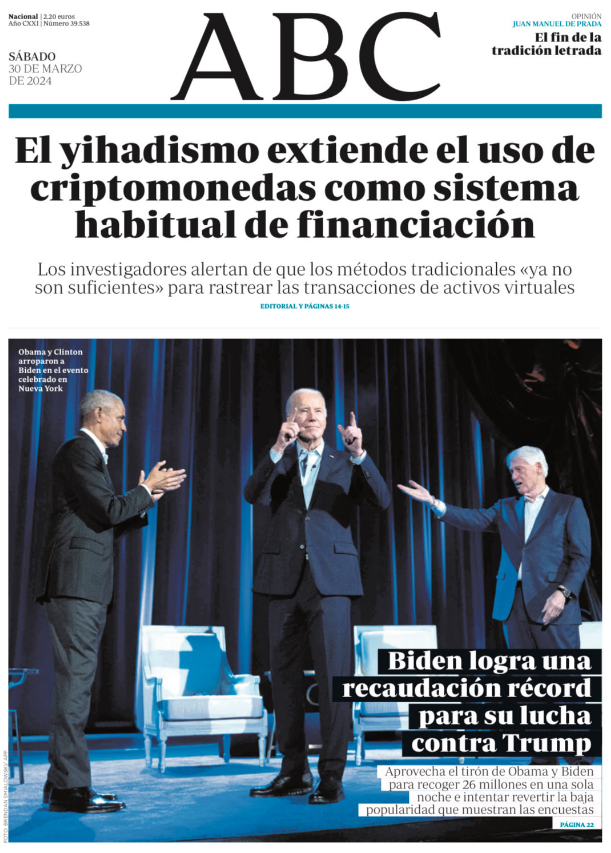 Portadas de la prensa internacional de este sábado 30 de marzo de 2024