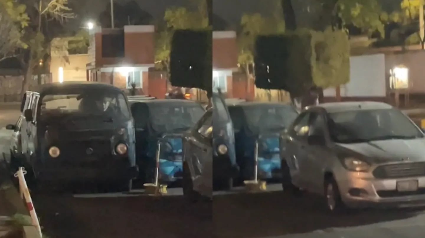 VIRAL: Salió a la calle en plena madrugada, vio un “fantasma” en un carro y aterró a todos (VIDEO)