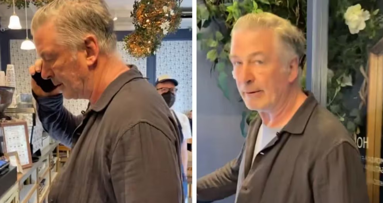 Alec Baldwin golpeó el celular de una mujer que lo increpó a decir “Palestina libre”