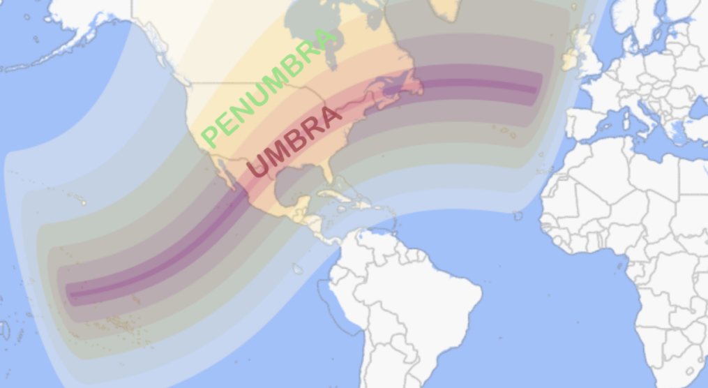 ¿En qué zona de Venezuela podrá verse el eclipse solar total del próximo #8Abr?