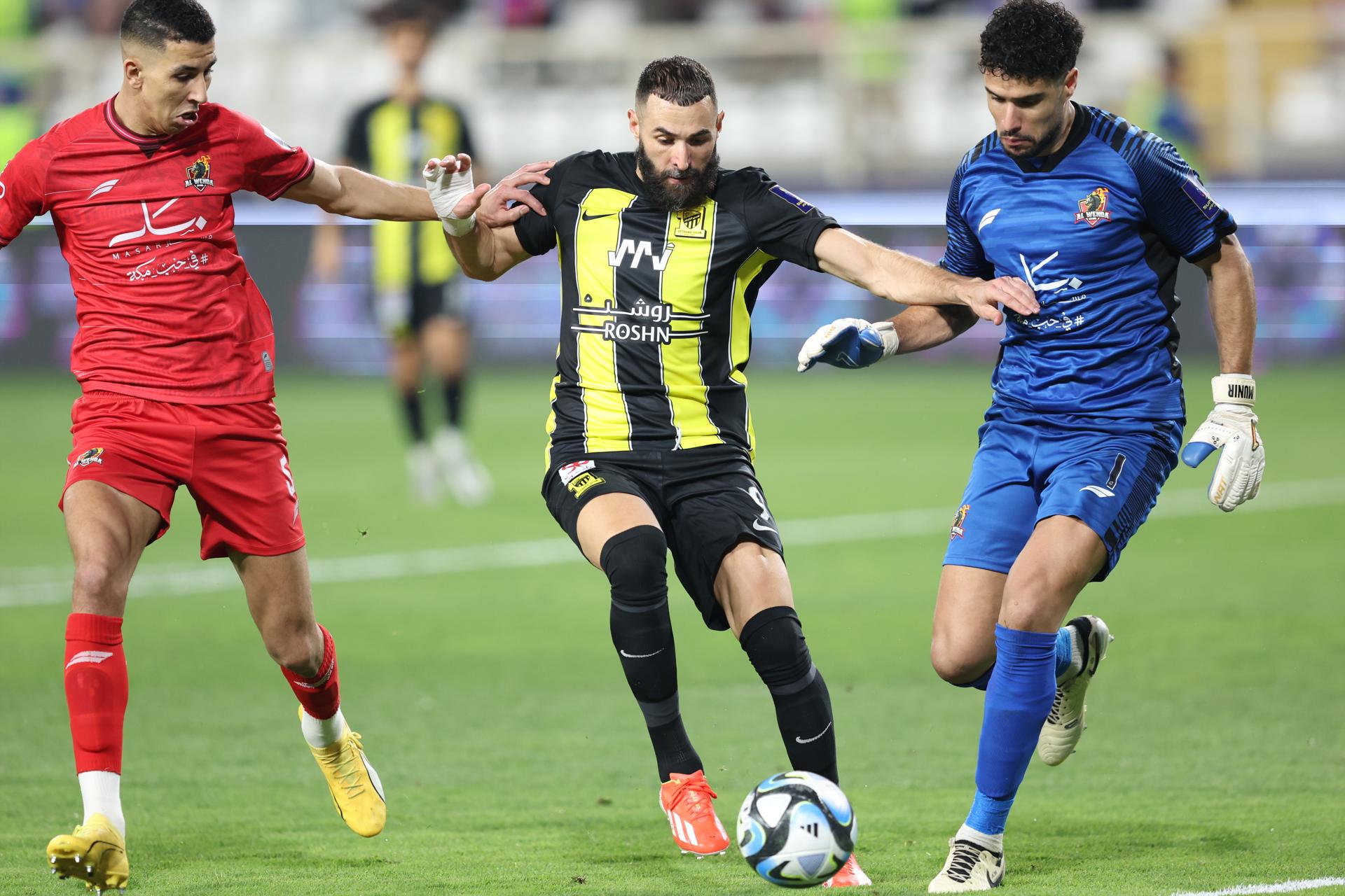 Benzema terminó su sequía goleadora con el boleto del Al Ittihad a la final de la Supercopa saudí