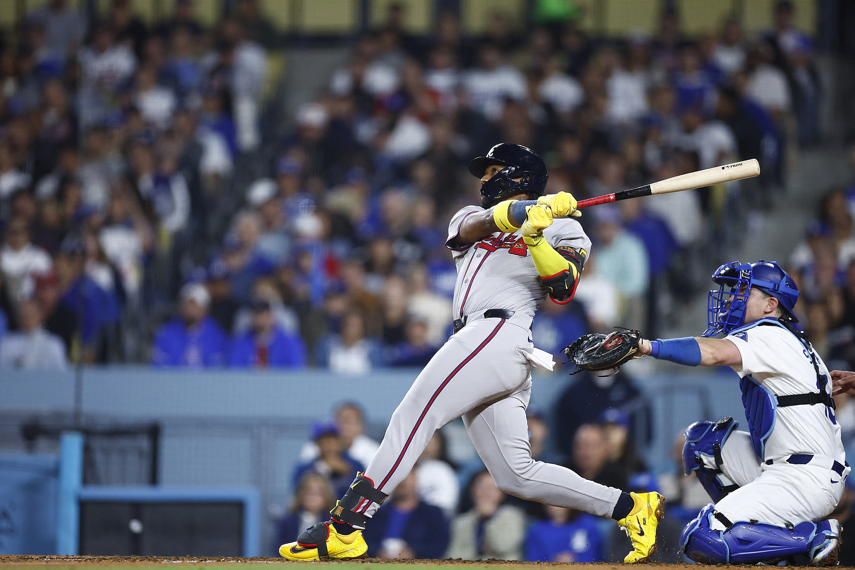 Acuña silencia a los Dodgers con su segundo jonrón de la temporada (VIDEO)