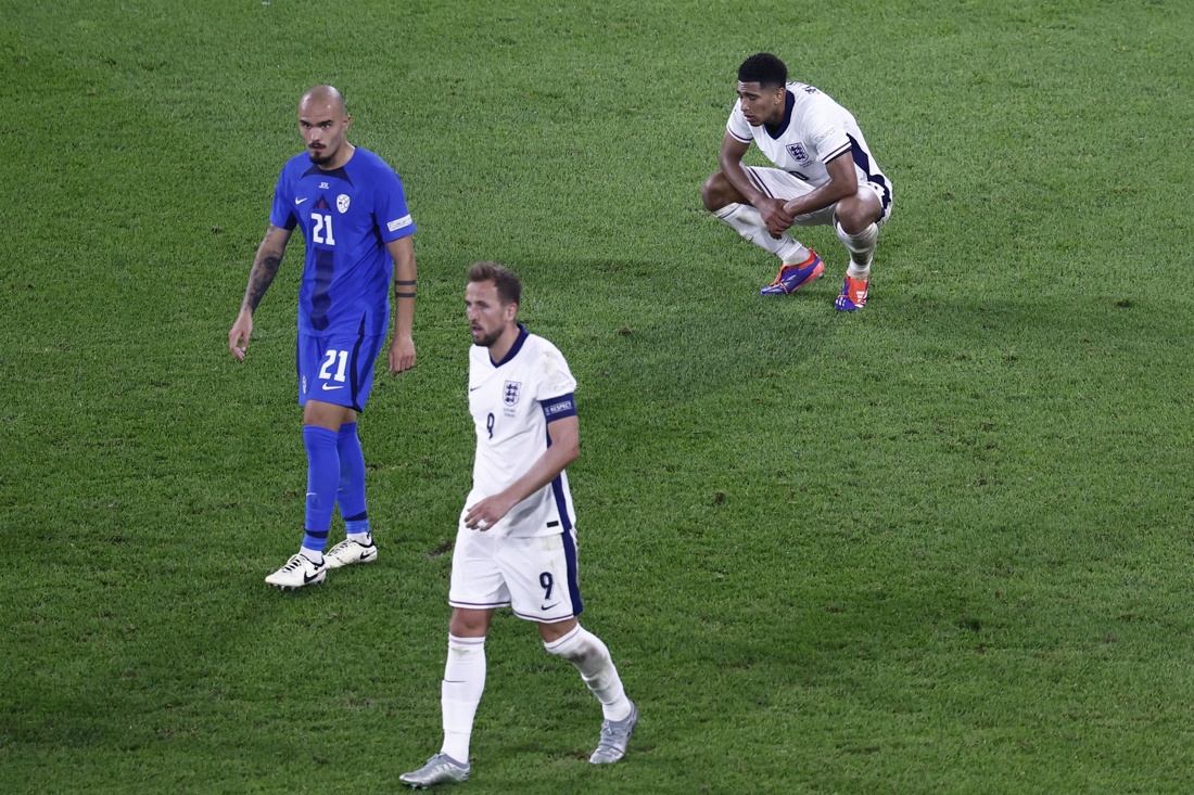 Inglaterra sin convencer en la Eurocopa pasó como primera de grupo