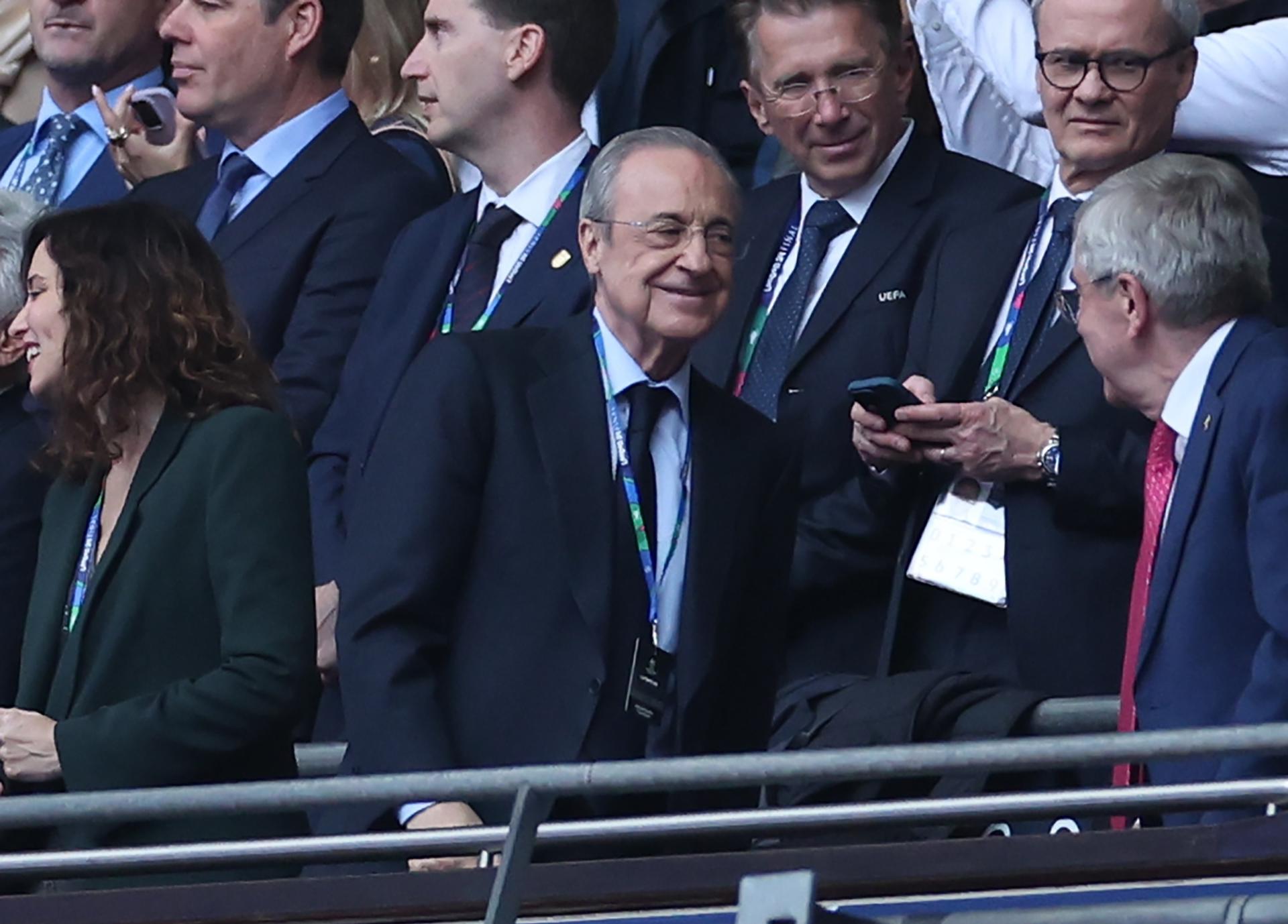 Florentino Pérez superó las seis Copas de Europa de Santiago Bernabéu