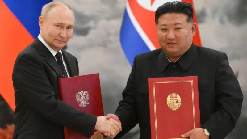 Qué dice específicamente el pacto firmado entre Rusia y Corea del Norte en el que se comprometen a protegerse mutuamente