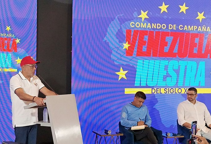 Jorge Rodríguez aseguró que la maquinaria electoral del chavismo “está reforzada”