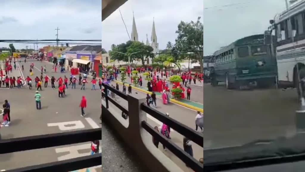 Más autobuses que gente: así esperan a Maduro en el municipio Mara del estado Zulia (VIDEOS)