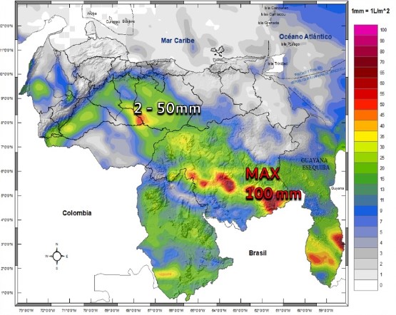 Inameh prevé precipitaciones en gran parte del país este #1Jun