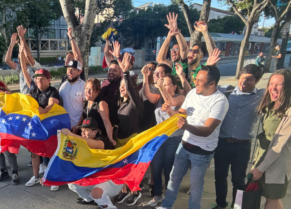 La migración venezolana acompaña a la La Vinotinto en la Copa América (Video)