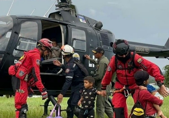 Rescataron a nueve sobrevivientes que subieron al cerro El Turimiquire durante lluvias en Cumanacoa