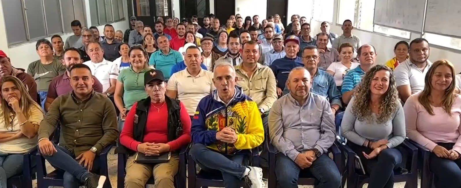 Chavistas del Táchira “celebraron” el anuncio del CNE en un salón cerrado de la Casa Sindical de San Cristóbal