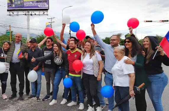 Jóvenes merideños tomaron las calles en apoyo a Edmundo González Urrutia