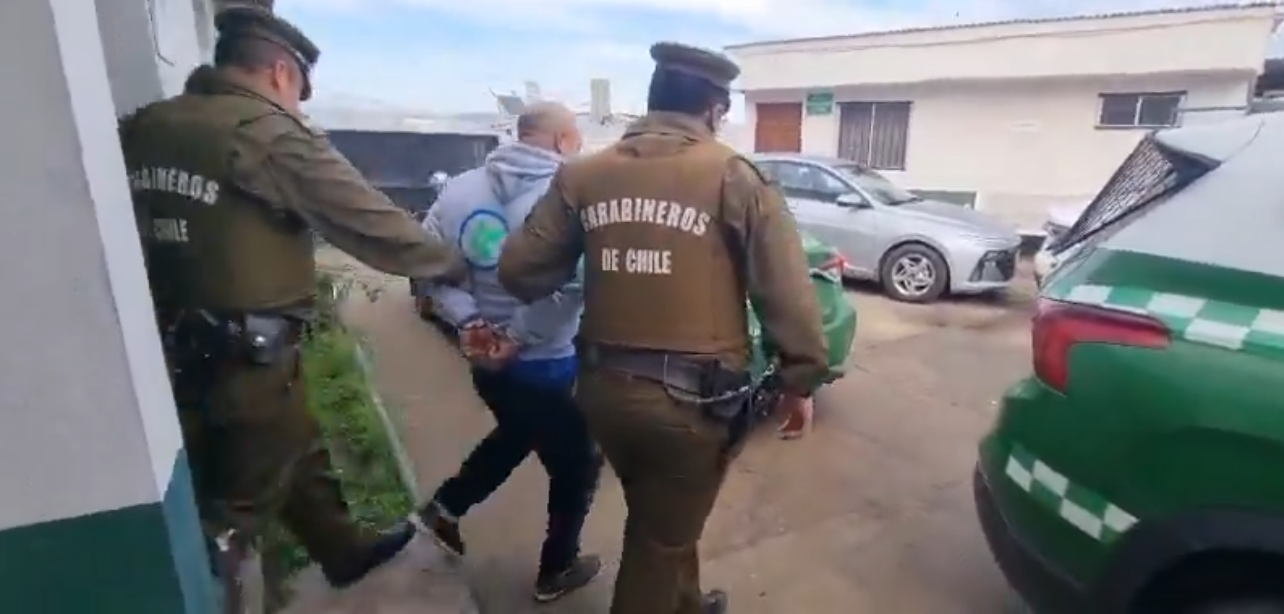 Capturan a un venezolano por el secuestro de su expareja en Viña del Mar (Video)