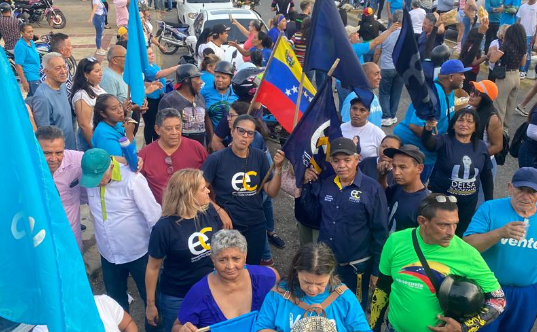 Falconianos celebraron el inicio de la campaña “Por Venezuela” en apoyo a Edmundo González