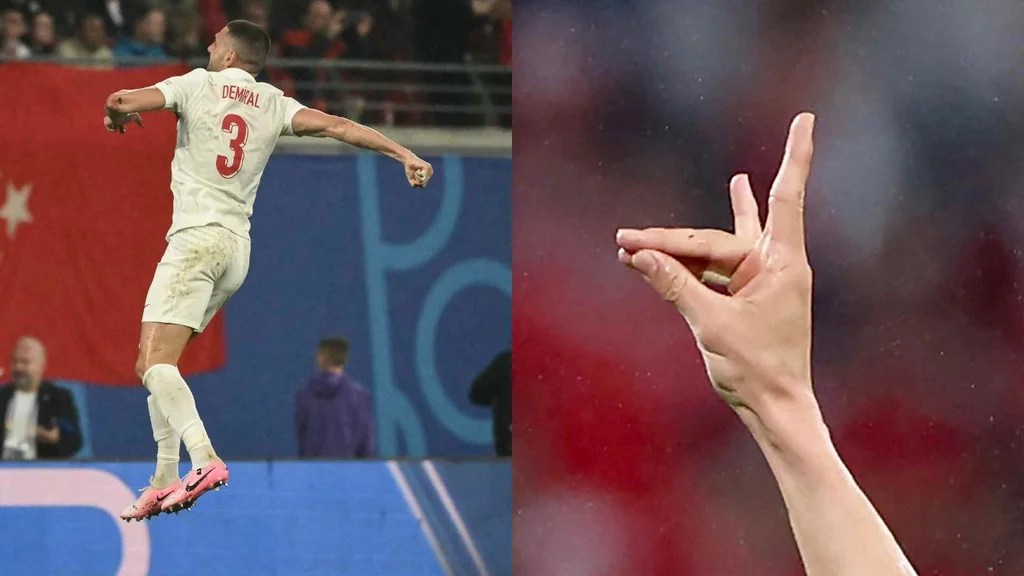 El polémico gesto que realizó un futbolista durante partido de la Eurocopa y por el cual la Uefa lo sancionó
