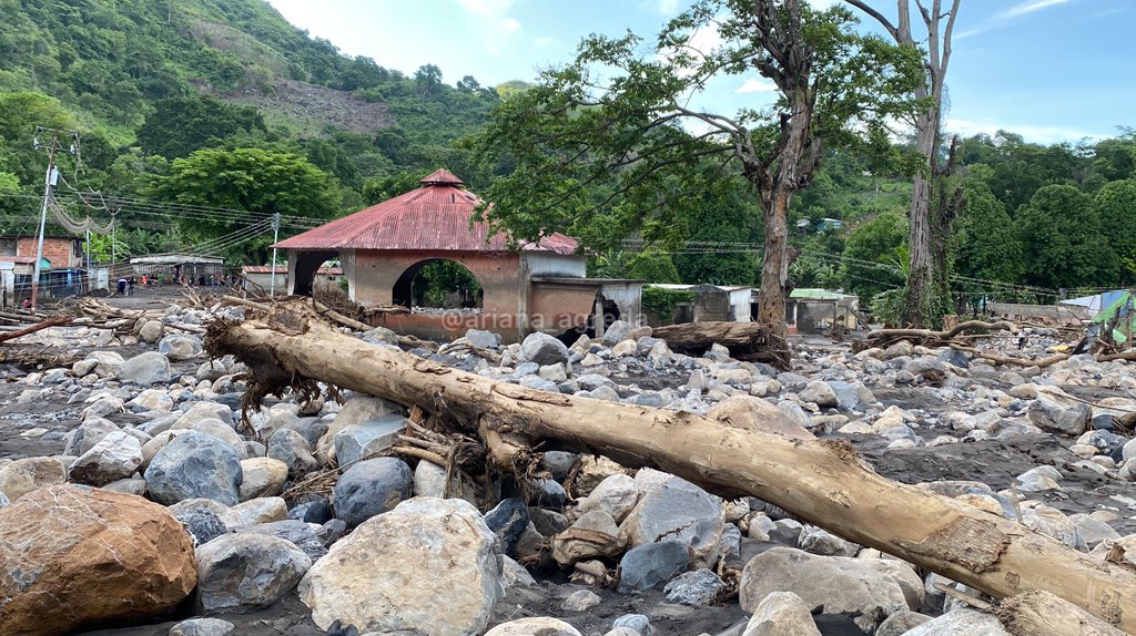 Huracán Beryl les quitó todo a los habitantes de Las Trincheras, quienes sobrevivieron gracias a los mangos