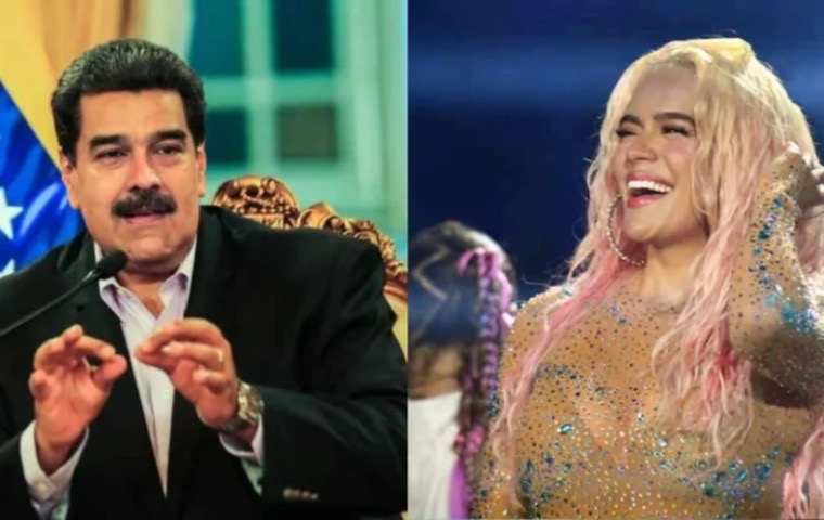 Nicolás Maduro afirma que Karol G le envió una canción para su campaña presidencial