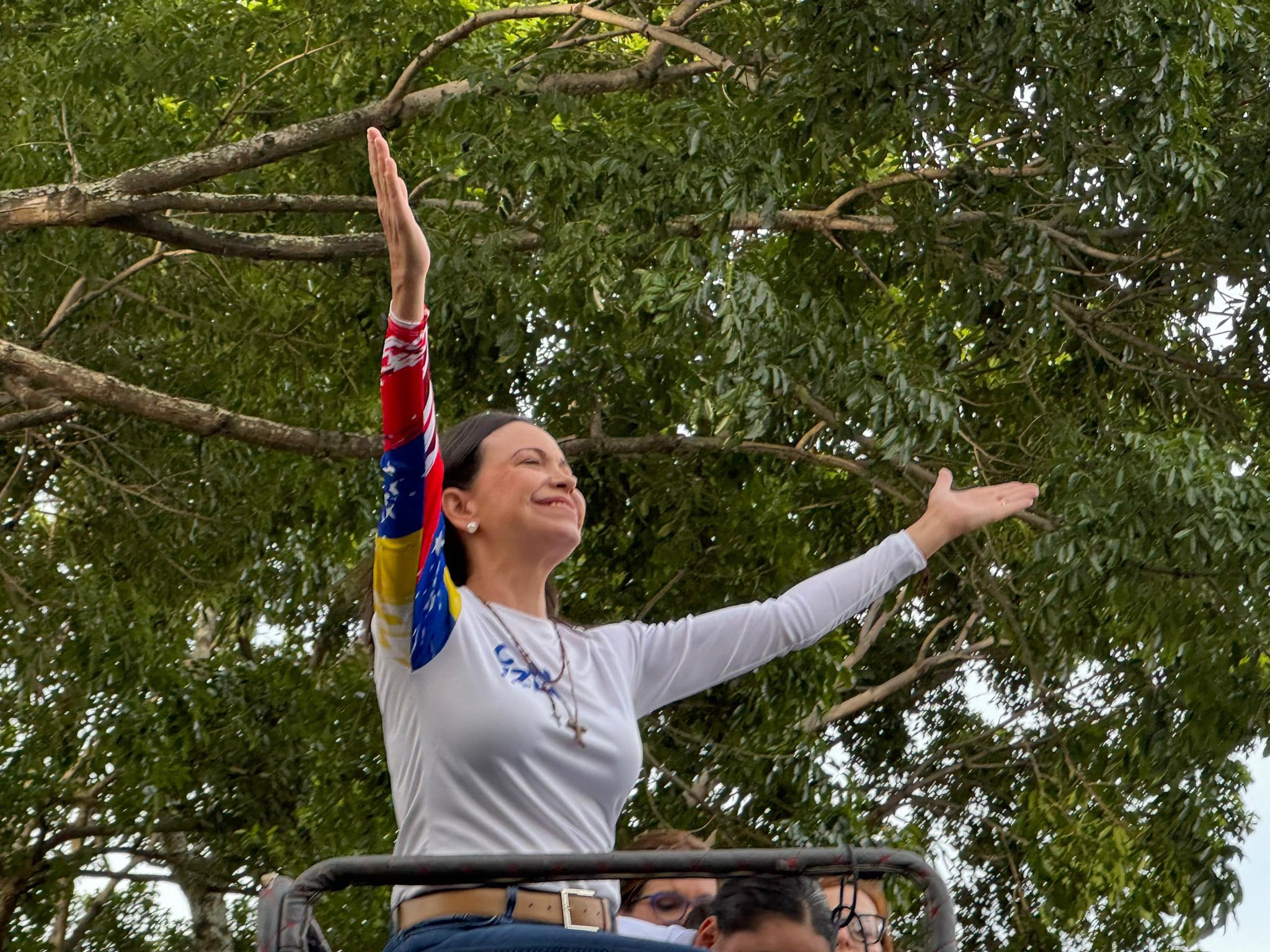 María Corina Machado agradece el respaldo del presidente de Paraguay previo a la jornada electoral venezolana