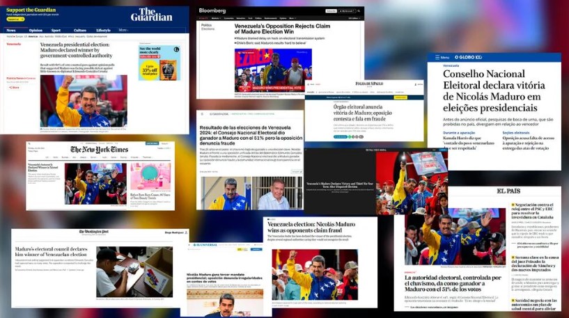 Así reseñaron los principales medios internacionales el fraude electoral perpetrado por Nicolás Maduro en Venezuela