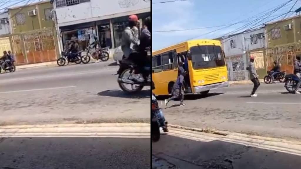Colectivos secuestraron autobuses que trasladaban a simpatizantes de Edmundo González en Zulia (VIDEO)
