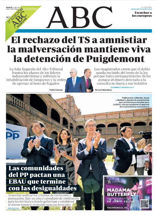 Portadas de la prensa internacional de este martes 2 de julio de 2024