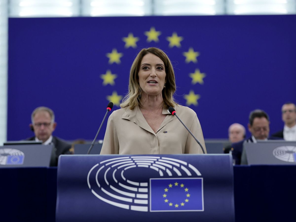 Roberta Metsola, reelegida presidenta del Parlamento Europeo hasta 2027