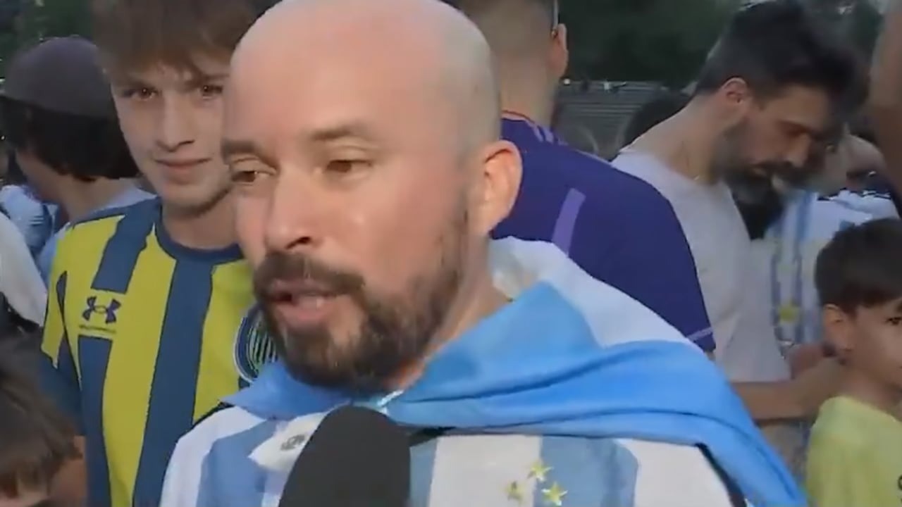 ¿Le falta fe? Venezolano causó polémica por ser hincha de Argentina en lugar de la Vinotinto (VIDEO)