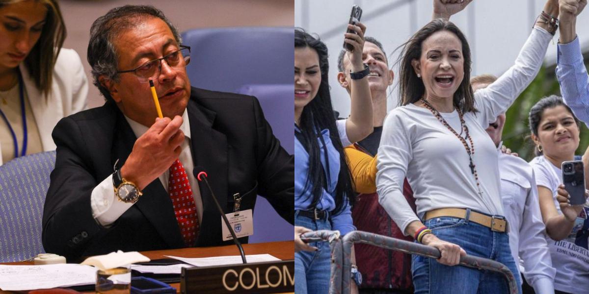 Este fue el mensaje que María Corina Machado le envió a Gustavo Petro