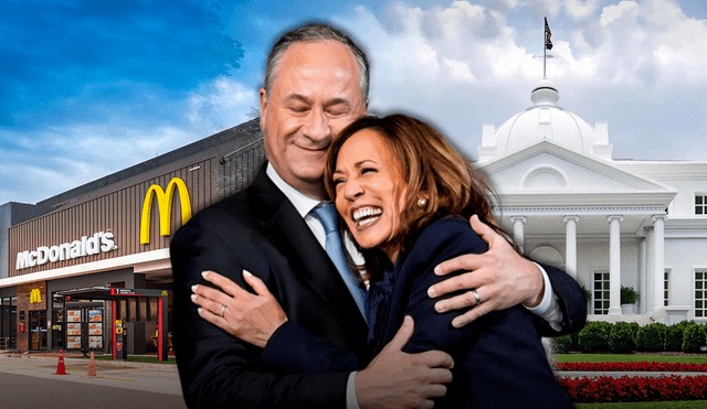 Trabajaron juntos en McDonald’s y podrían gobernar EEUU: la historia de Kamala Harris y su esposo