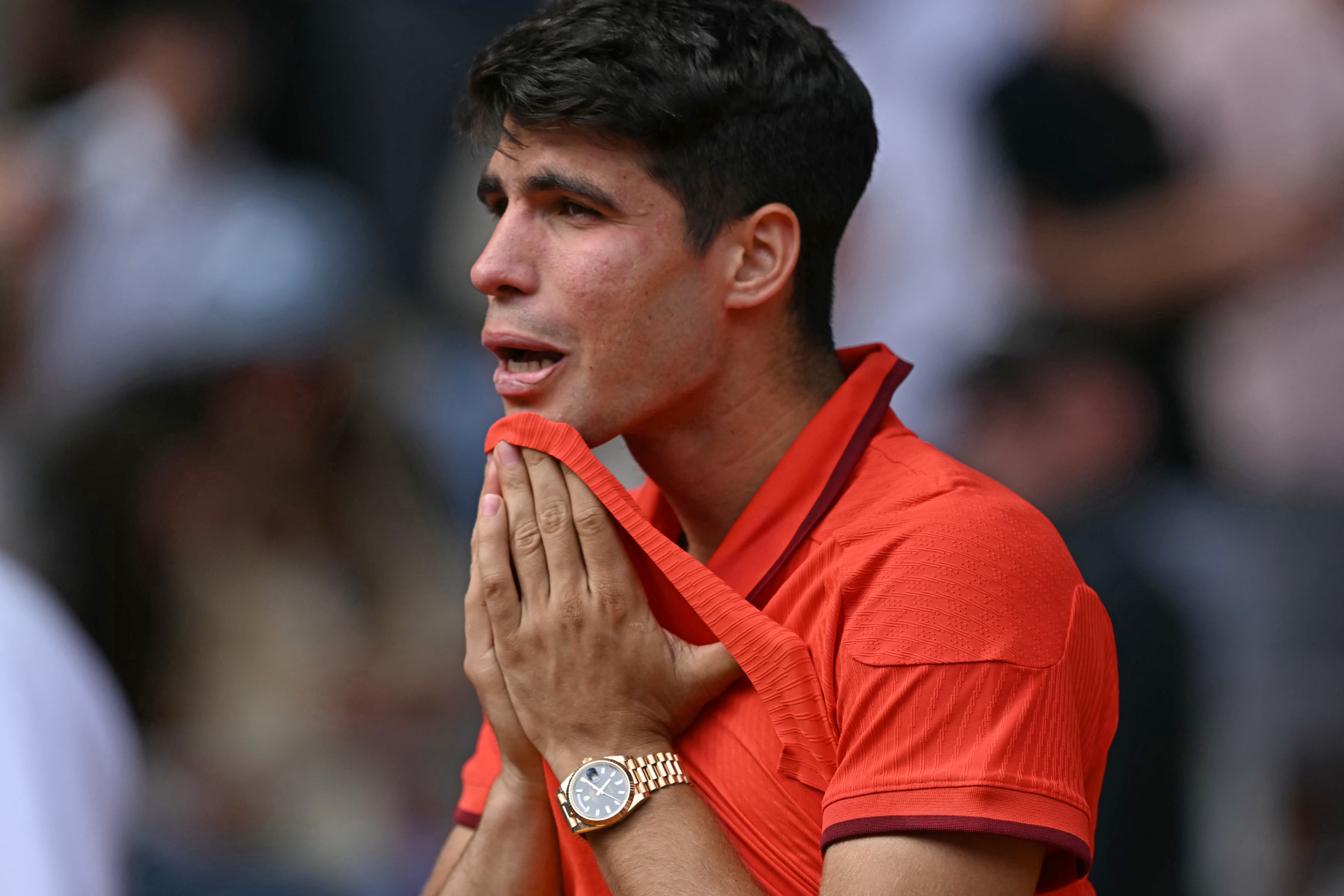 Lo que dijo Carlos Alcaraz tras caer ante Novak Djokovic en la final olímpica