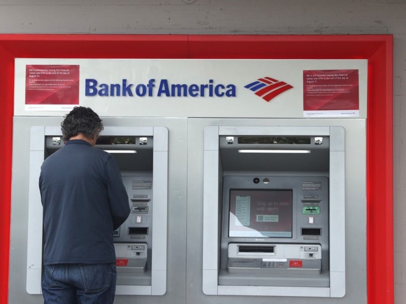 Las sucursales de Bank of America que cerrarán sus puertas en agosto