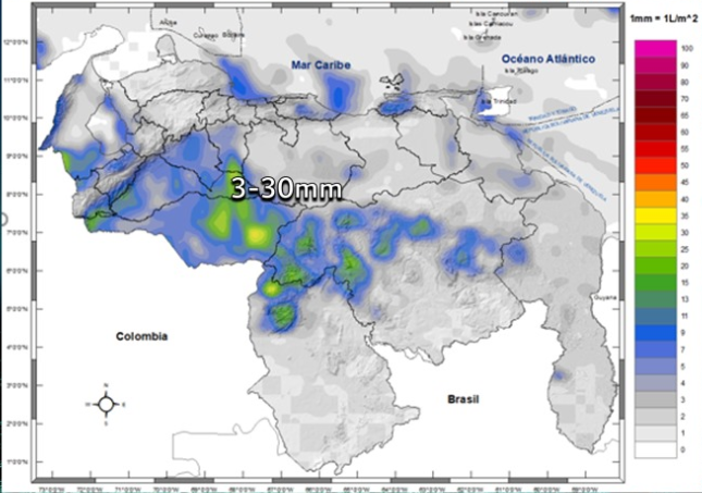 Prevalece el cielo poco nublado en buena parte de Venezuela este #20Ago, según Inameh