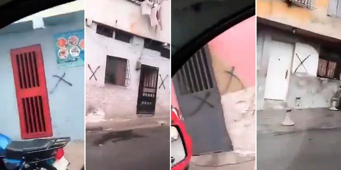 Persecución en Venezuela: chavistas marcan las casas de opositores en un popular barrio de Caracas