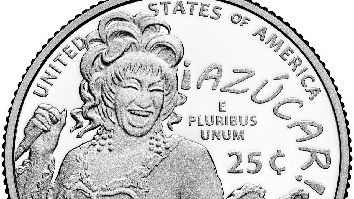 ¡Azúcar! EEUU celebra el legado de Celia Cruz con una moneda