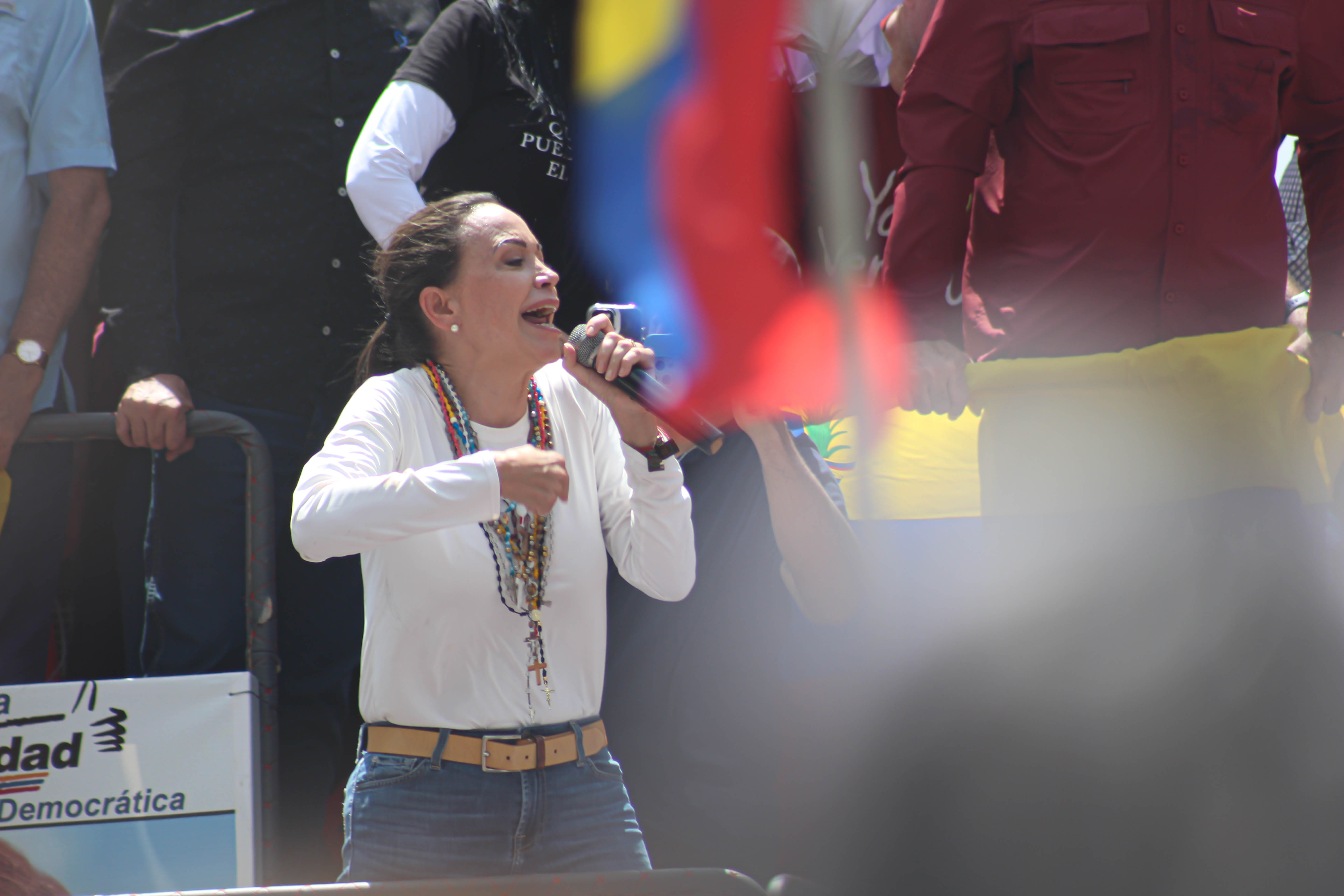 María Corina Machado: No habrá paz en Colombia mientras exista en Venezuela este sistema criminal