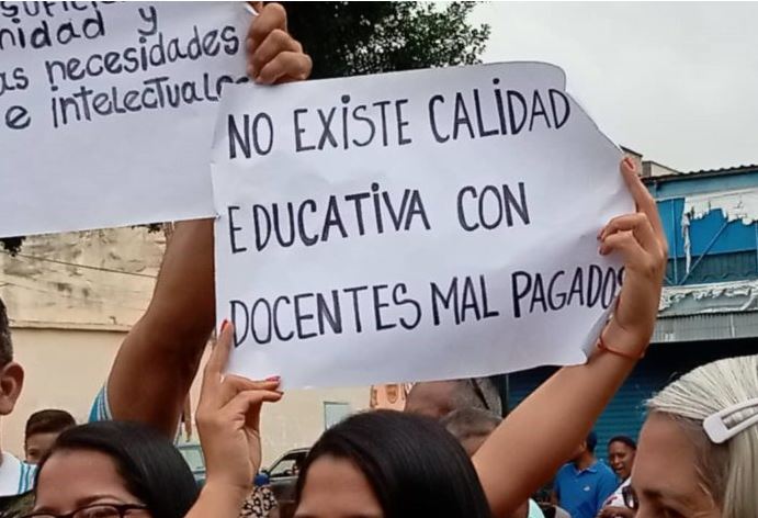 Sector educación lideró las protestas durante julio en toda Venezuela