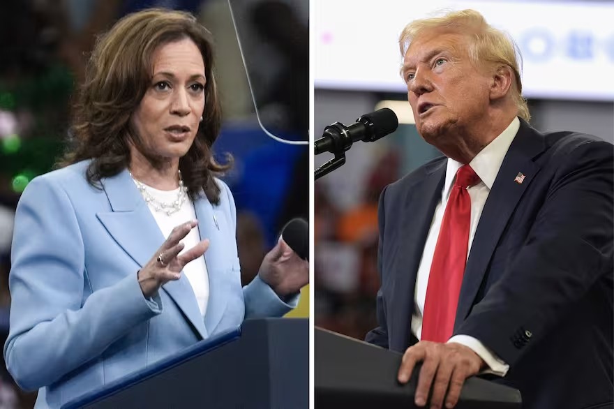 Carrera por la presidencia de EEUU: la burla de Donald Trump a Kamala Harris por su “extraño Tic”