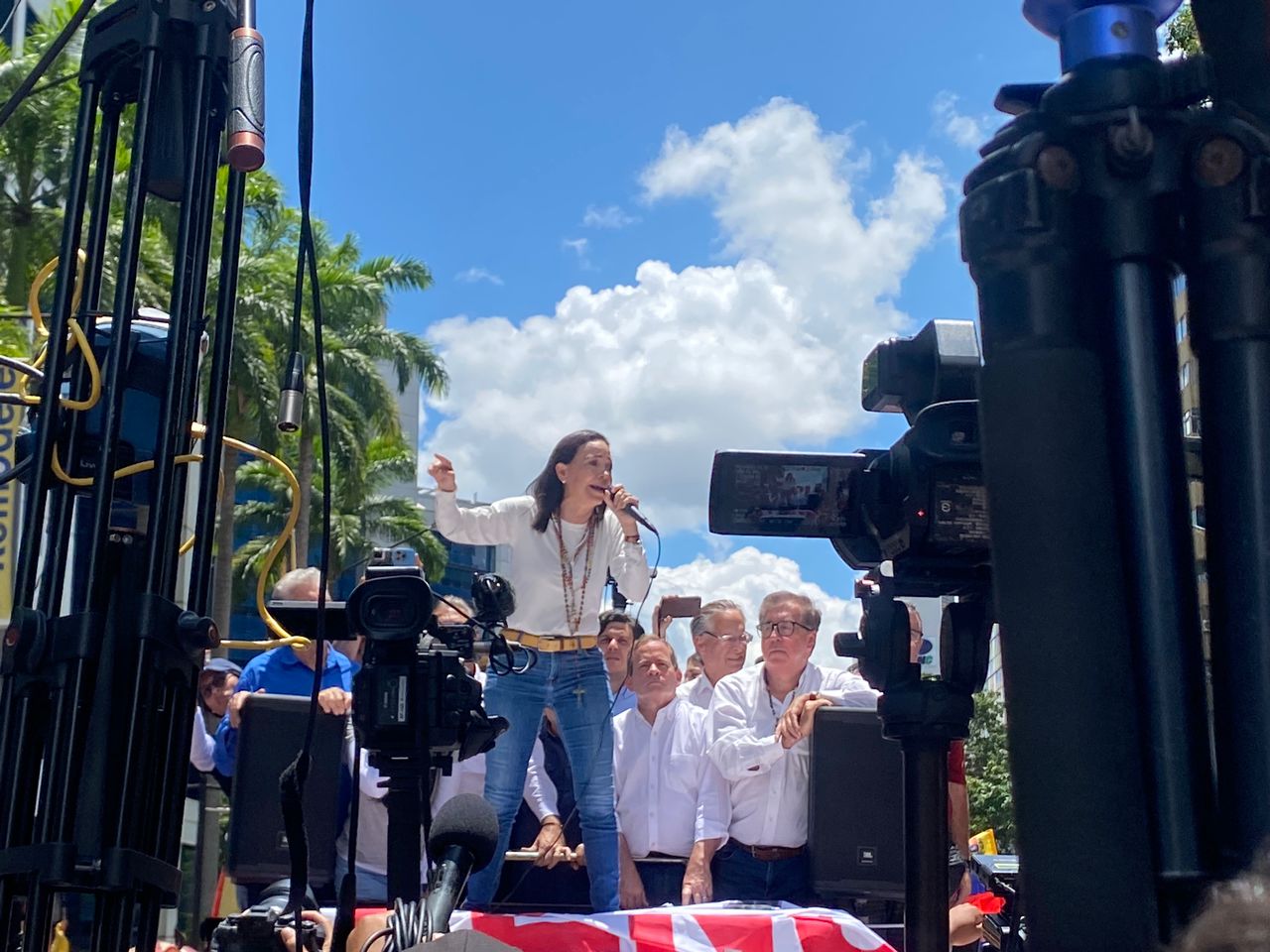 María Corina Machado: Aquí estamos hoy de pie, cada venezolano es un testimonio de esa fuerza invencible